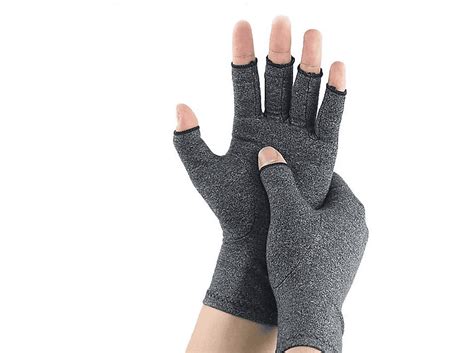 Grau Handschuhe 